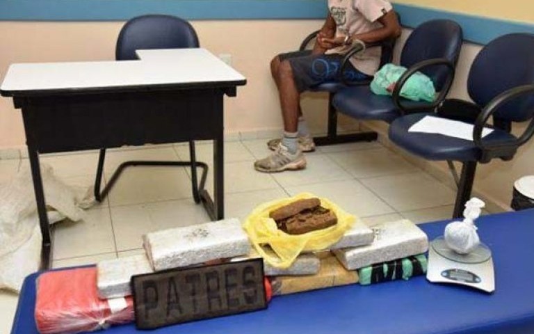 Jovem é preso com quase 7 kg de maconha em Venâncio Aires